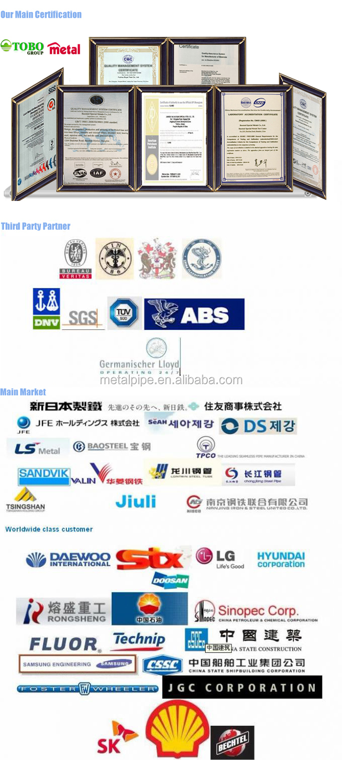 Metalowe Rury Bezszwodowe Rury Miedziane Niklowe 1/2'-48' SCH STD China Supplier 9