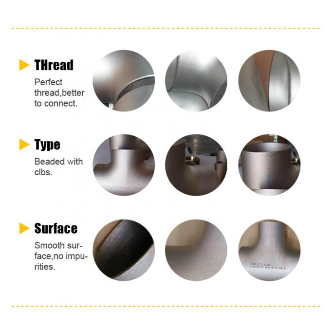 Miedź niklowa złącza zębowa końcówka długa / krótka wzór spawany z brzuchem 1