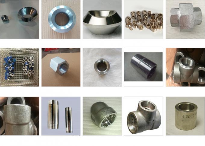 ASTM B16.11 Włókno z kołnierzem miedzianikowym i niklu w zwojowych połączeniach 0