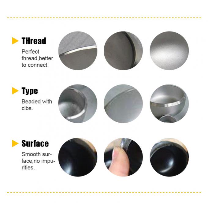 Metalowe pokrycie rur przybycia miedzi niklu Fitting Caps BSPP BSPT NPT Odlewanie 1