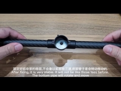 Multi Fit Aluminiowe nakładki na łokcie Łączniki rurowe z poduszkami