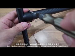 Multi Fit Aluminiowe nakładki na łokcie Łączniki rurowe z poduszkami