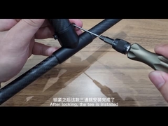 Multi Fit Aluminiowe nakładki na łokcie Łączniki rurowe z poduszkami