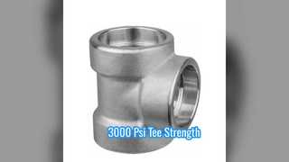 Trójnik redukcyjny o wytrzymałości przemysłowej 3000 Psi