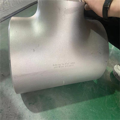 2.5mm-19mm Copper Nickel Elbow Round Water Pipe Fittings HDPE Fused UNS 70600 Reducing Tee Fitting