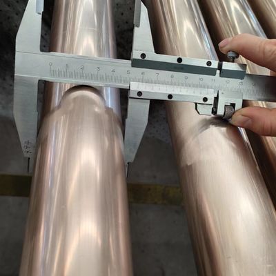 3" STD Seamless Copper Nickel Pipe CUNI90/10 Round UNS C70600