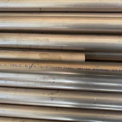 CuNi10Fe1Mn Copper Nickel Pipe 90/10 C70600 Round ASME SB111