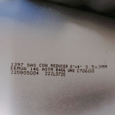 CON Reducer C70600 2x1.5" STD Concentric Eccentric Reducer