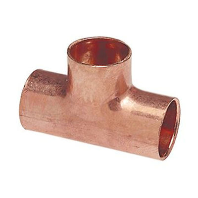 Butt Weld Copper Nickel Equal Tee ANSI B16.9 1/2" To 24" SCH10s To XXS  ASTM B366