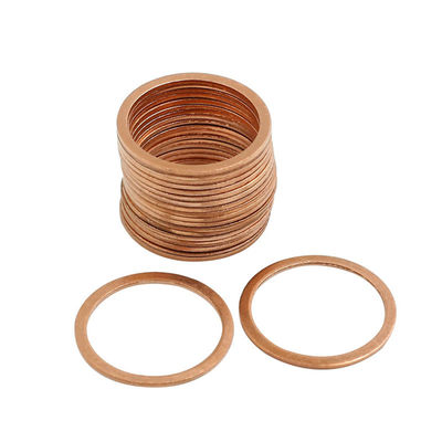 Custom Flat Metal Flange Gasket Ultra Thin Flexible Graphite