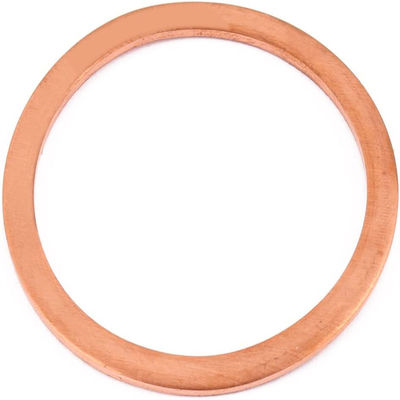 Custom Flat Metal Flange Gasket Ultra Thin Flexible Graphite