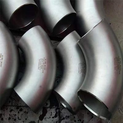 CuNi 9010 Pipe Fittings Socket Welded Copper Nickel Alloy 45 / 90 Degree Elbow