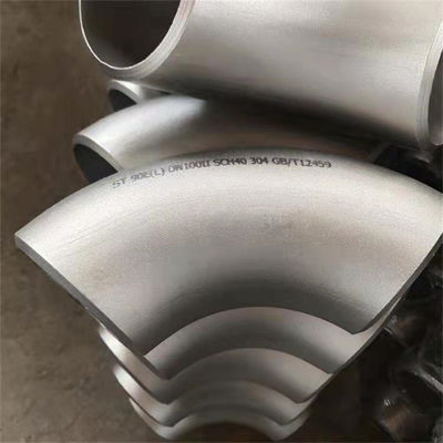 CuNi 9010 Pipe Fittings Socket Welded Copper Nickel Alloy 45 / 90 Degree Elbow