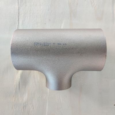 Metal Target RED Tee UNS C71500 SMLS DN 200X100 3X2.5mm Copper Nickle Butt Welding Pipe Fittings