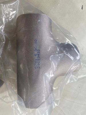 UNS C71500 SMLS DN 200x100 Target Tee CuNi 9010 3 х 2.5mm Butt Welding Fittings