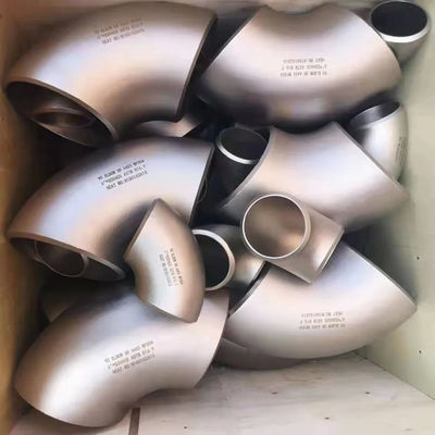4.5mm Cuni 9010 45 Degree Elbow Steel Pipe Fittings BW TO B16.9 EEMUA 146 SEC.1 8"