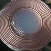 1/4 Inch Pancake Coil Round Copper Pipe For Air Conditioner