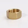 TOBO 3000# Forged Copper 3/8" NPT Hex Head Pipe Cap For High Pressure Plumbing & Industrial Applications