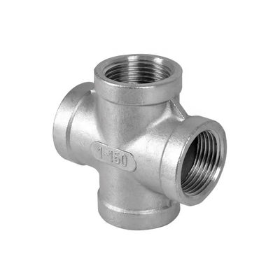 1/4 Inch Stainless Steel Double Compression Socket Weld Cross Class 2000/3000