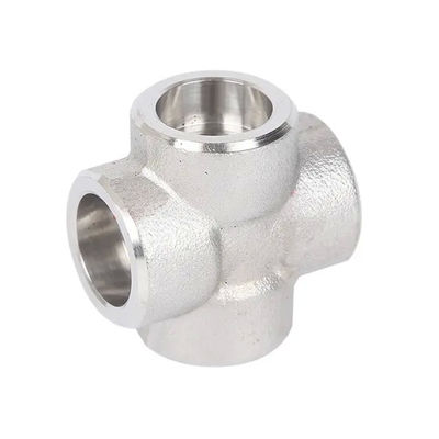 Carton Box Cross Pipe Fitting Threaded End Type 1/2 Inch Connection Size For Use In Fuel Oil Water And Gas Lines