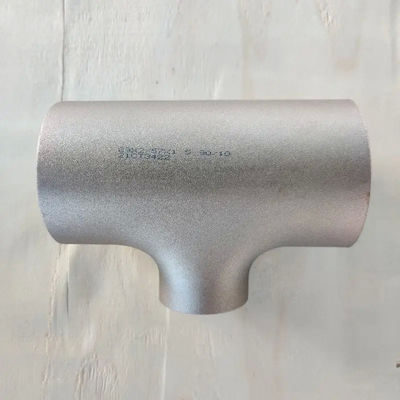 ASME B16.9 Copper Nickel Pipe Fitting C70600 Butt Welding Reducing Equal Tee Cuni9010