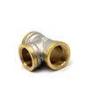 Customized Brass Copper Female 3 Way Threaded Equal Tee Pipe Fitting