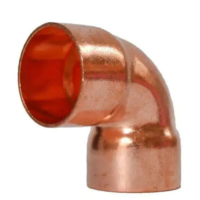 1/4" Copper Elbow Tee Connector For Air Conditioner Refrigerator