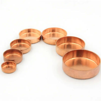 C71500 Custom Copper Welding Pipe Fittings End Caps For Copper Pipe