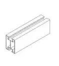Aluminum Alloy Guide Rail Photovoltaic Bracket Accessor Metal H-Type  Solar Generation
