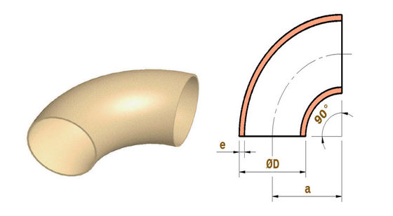 Customized Thickness Copper Nickel Elbow For Various Applications Butt Welding Socket Welding Threaded