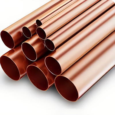 Copper Pipe Coil Customized C3600 Brass Induction Heater Copper Max Tube Pipes Soldering For Gas Industrial