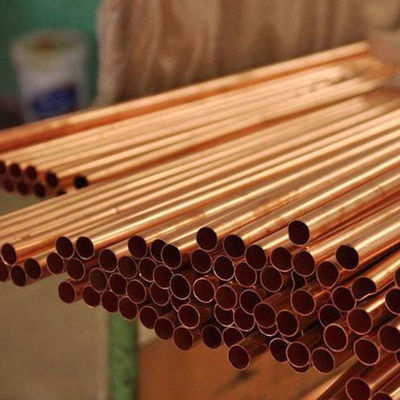 Copper Pipe Coil Customized C3600 Brass Induction Heater Copper Max Tube Pipes Soldering For Gas Industrial