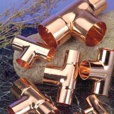 Copper Nickel Equal Tee UNS C71500 SMLS Butt Welding Pipe Fittings for High Temperature Applications