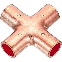 High Pressure 1/2" ANSI B16.9 Cross Pipe Fitting Straight SCH80 Buttweld Pipe Fitting