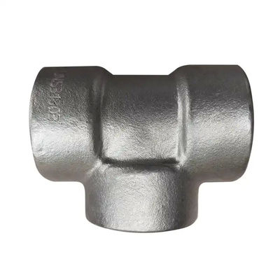 Metal Nickel Alloy High Temperature Forged Socket Welding Tee For Piping Durable