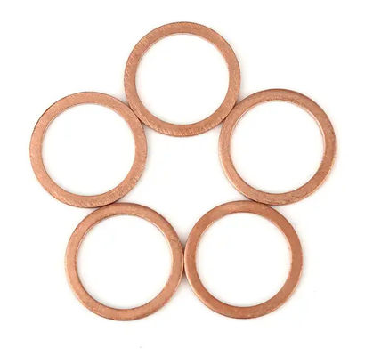 Temperature Metal Washers Round Shape Precision CNC Machined for Pressure Applications