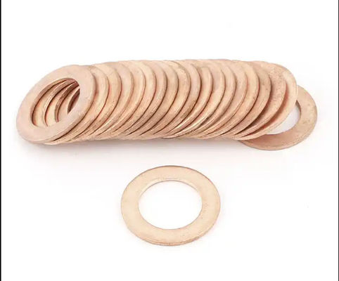 Temperature Metal Washers Round Shape Precision CNC Machined for Pressure Applications