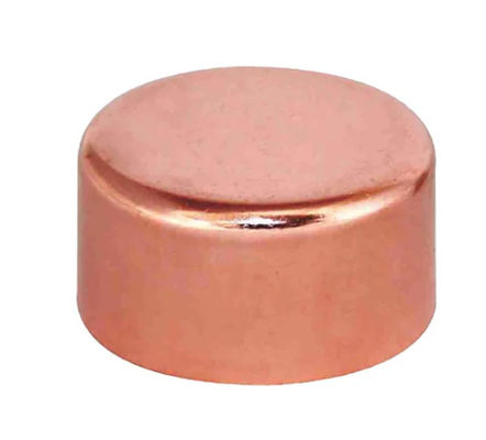 400°F Rated Copper Pipe End Cover for Pipe Protection from Corrosive Environments