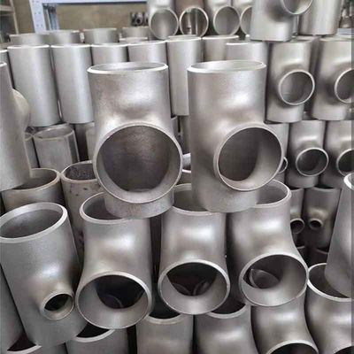 Metal Target RED Tee UNS C71500 SMLS Copper Nickle Butt Welding Pipe Fittings
