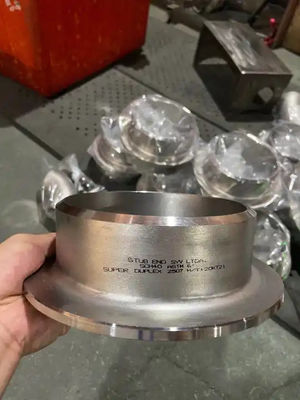 Equal Stub End Fittings Round Head 3000 PSI ASME B16.9 Standard Forged Solution