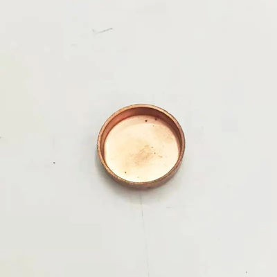 NPT Thread Type Copper Pipe Cap with Polished Finish for Durable Pipe Fitting