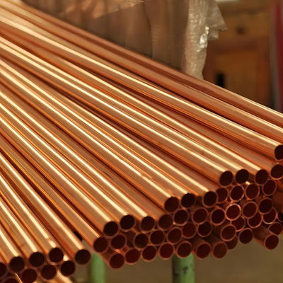 Copper Pipe Coil Customized C3600 Brass Induction Heater Copper Max Tube Pipes Soldering For Gas Industrial