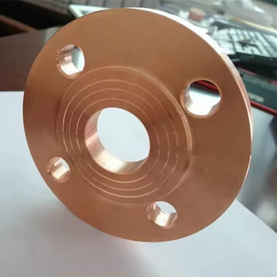 Gas Flange in Yellow Transparent for Gas Pipeline Installations