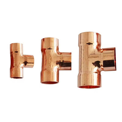 2'' SCH40 Pipe Fittings Tee UNS S31803 Equal / Reducing Tee Copper Nickel Equal Tee