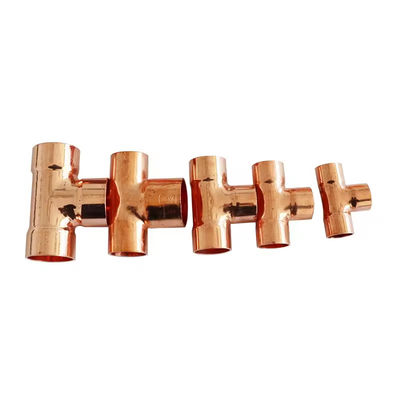 2'' SCH40 Pipe Fittings Tee UNS S31803 Equal / Reducing Tee Copper Nickel Equal Tee