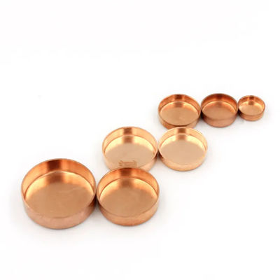 NPT Thread Type Copper Pipe Cap Temperature Rating Up To 400°F