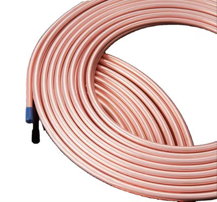 Copper Pipe Coil Customized C3600 Brass Induction Heater Copper Max Tube Pipes Soldering For Gas Industrial
