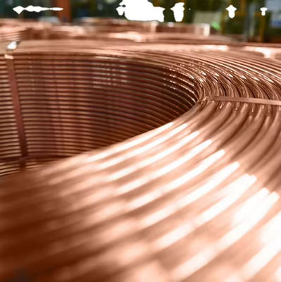 Copper Pipe Coil Customized C3600 Brass Induction Heater Copper Max Tube Pipes Soldering For Gas Industrial