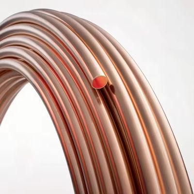 Copper Pipe Coil Customized C3600 Brass Induction Heater Copper Max Tube Pipes Soldering For Gas Industrial
