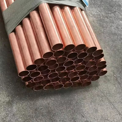 Copper Pipe Coil Customized C3600 Brass Induction Heater Copper Max Tube Pipes Soldering For Gas Industrial